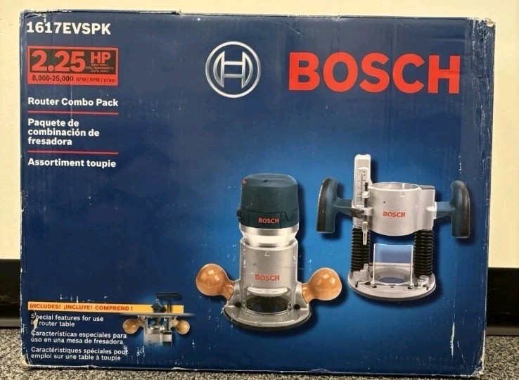 Bosch 1617EVSPK Plunge and Fixed-base Router Kit