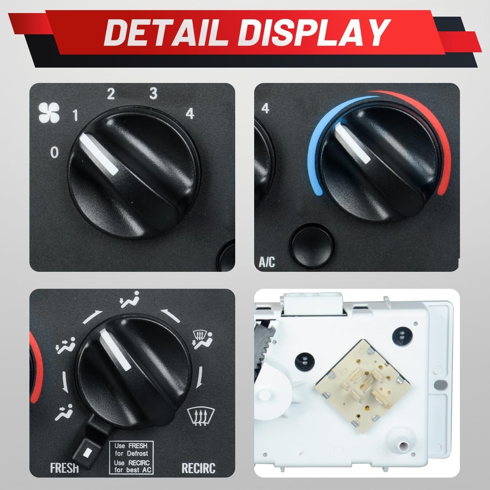 Upgraded AC Heater Climate Control Module Compatible with Mack Ch613 Black