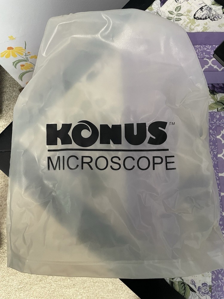 Konus College #5302 Microscope w/ Slides, Accessories & Case Bundle