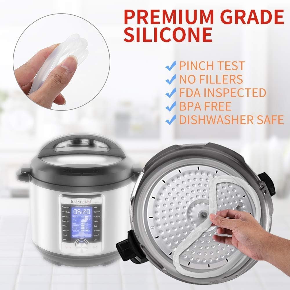 High-Quality Silicone Sealing Ring for Instant Pot - Low Odor Kitchen Solution