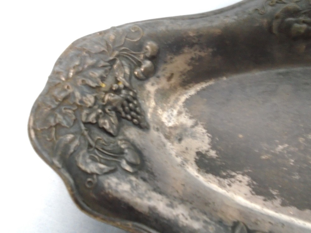 Superior Silver Co Tray Quadruple Plate 2036 12.5 " x 6.5’’ Serving Dish