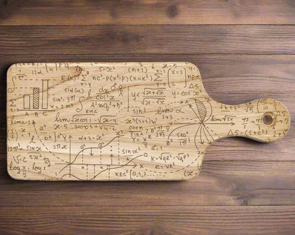 MATH EQUATIONS Cutting Board