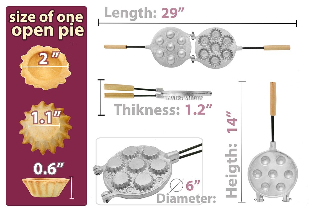 Cupcake maker Cake Mini Muffins Open Pies Cookie Maker round form Baking bask...