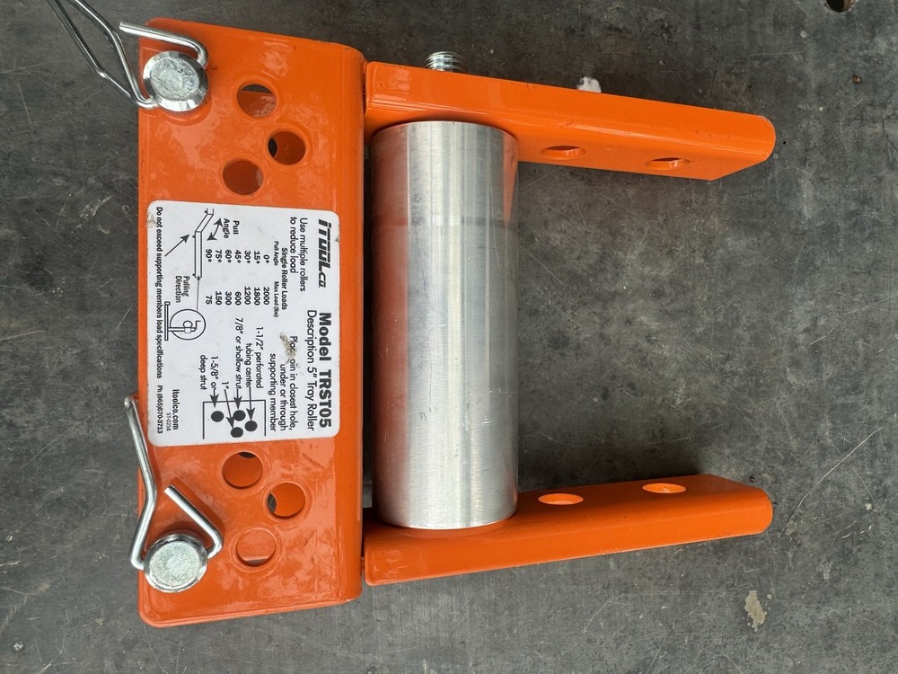 iTOOLco TRST05 5” Cable Tray Roller