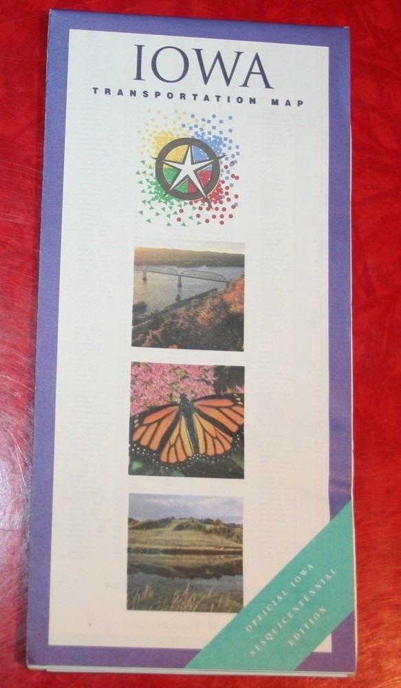 IOWA 1996  OFFICIAL STATE HIGHWAY MAP
