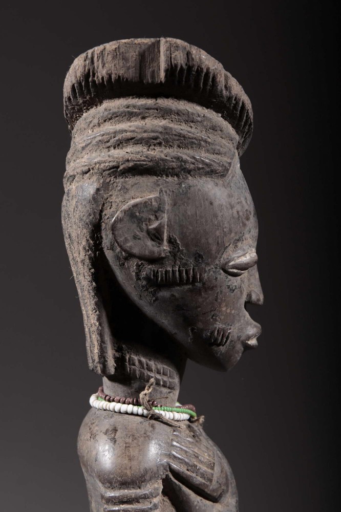 Mask African Statue Baoulé 2491