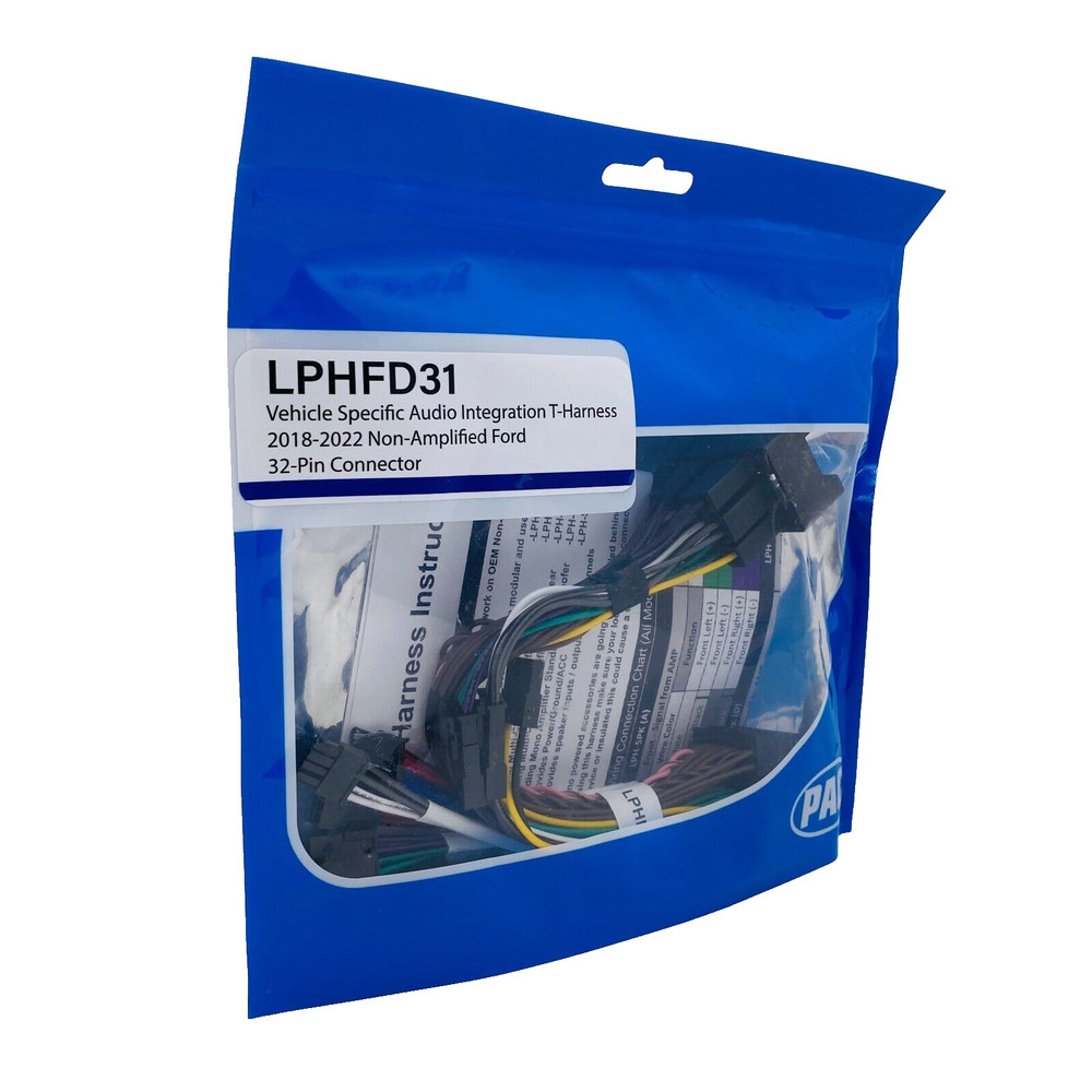 PAC LPHFD31 Amplifier Integration T-Harness for 2018-2024 Non-Amplified Ford