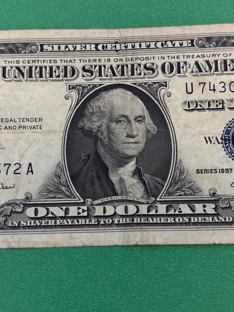 1957B $1 Silver Certificates (2)