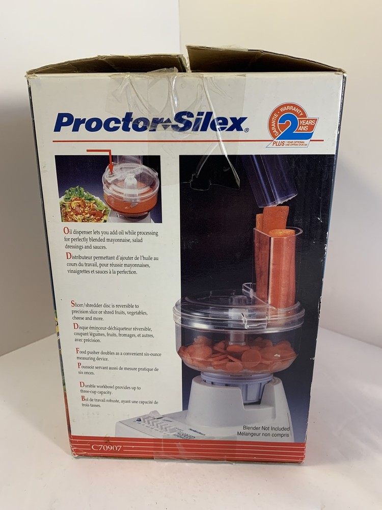 Proctor-Silex C70907 Food Processor Attachment Blender Accessory Shred Slice