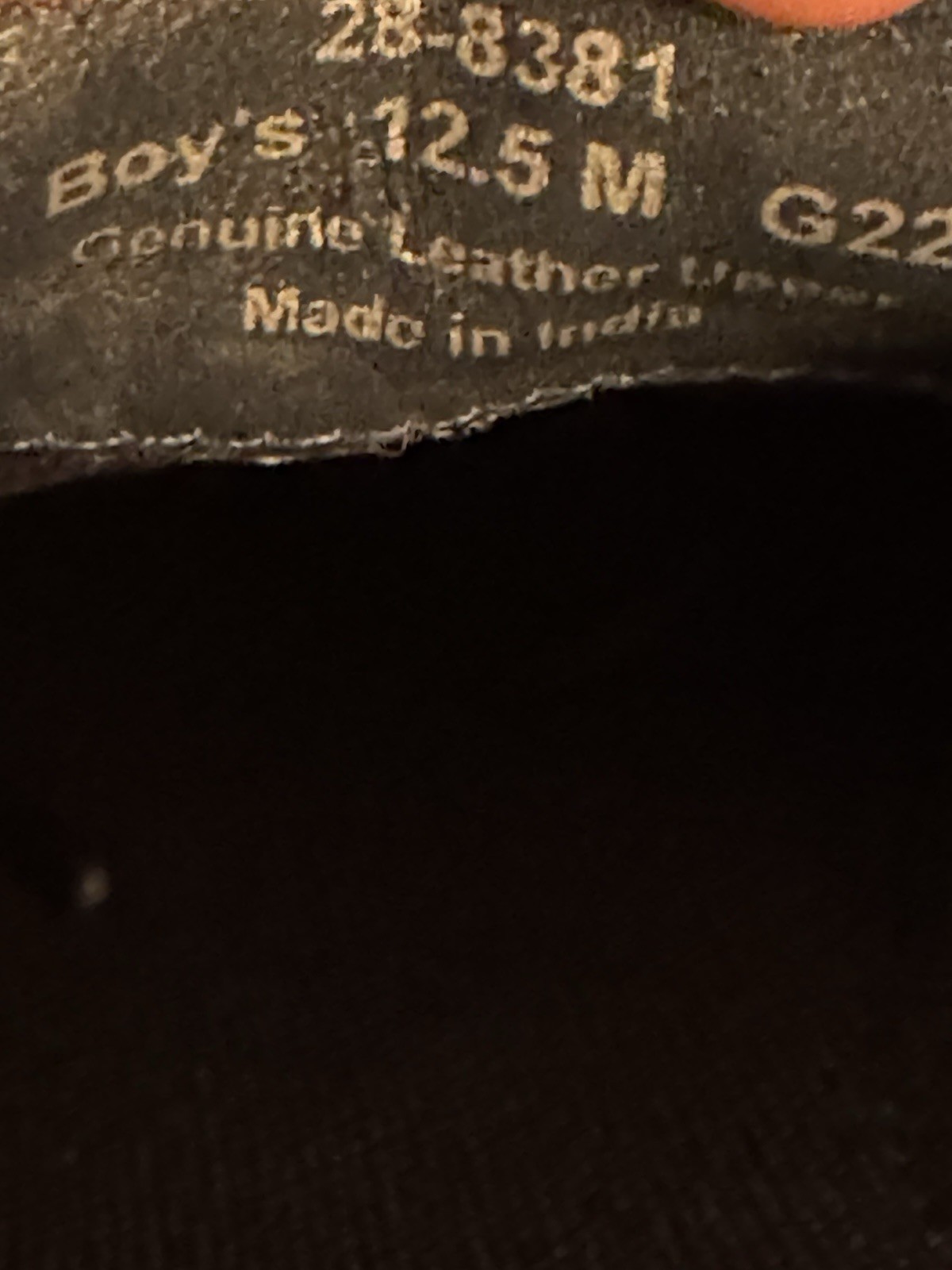 Johnston & Murphy Black Leather Lace Up Derby Dress Shoes28-8381 Boys Sz 12.5