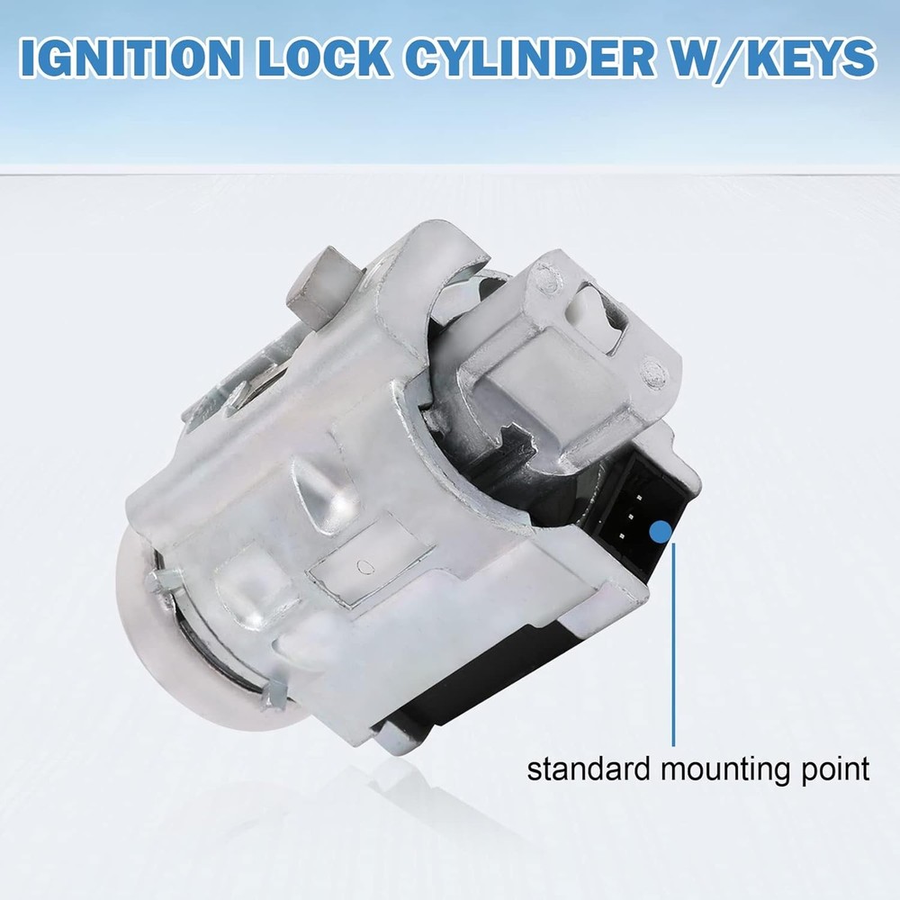 Ignition Lock Cylinder with Keys Replacement
