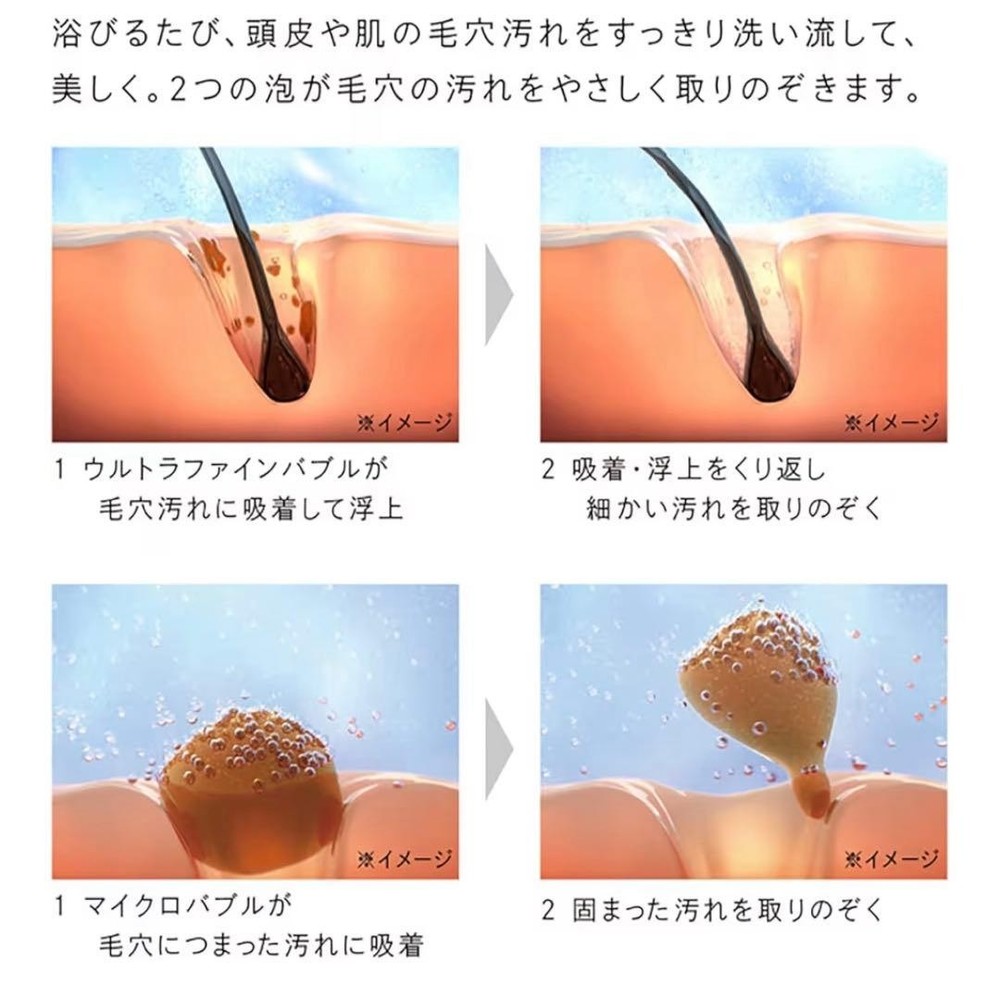 ReFa FINE BUBBLE ONE Shower Head Water Saving, Used