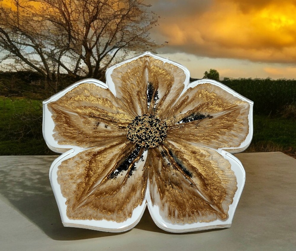 LARGE Hibiscus Tray Silicone Mold AU