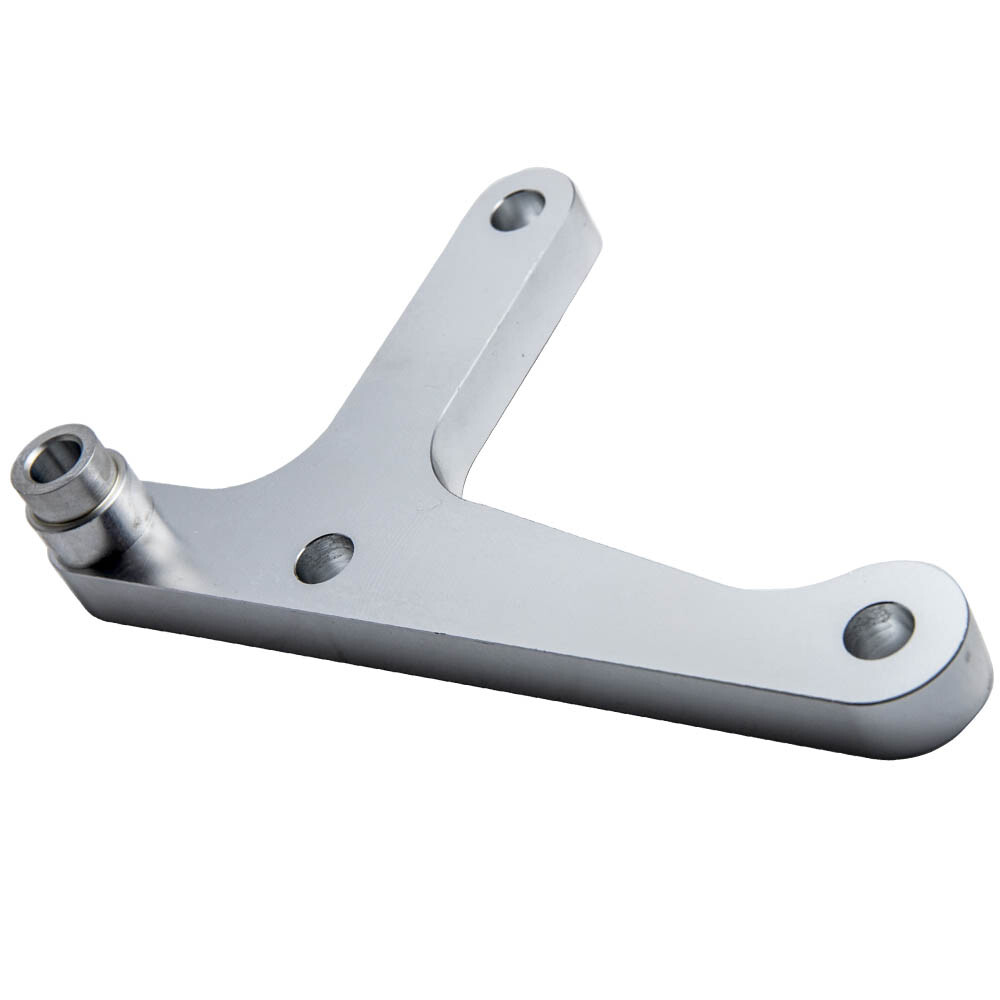 Silver Low Mount Alternator Power Steering Pump Bracket Fit for LS Camaro /Truck