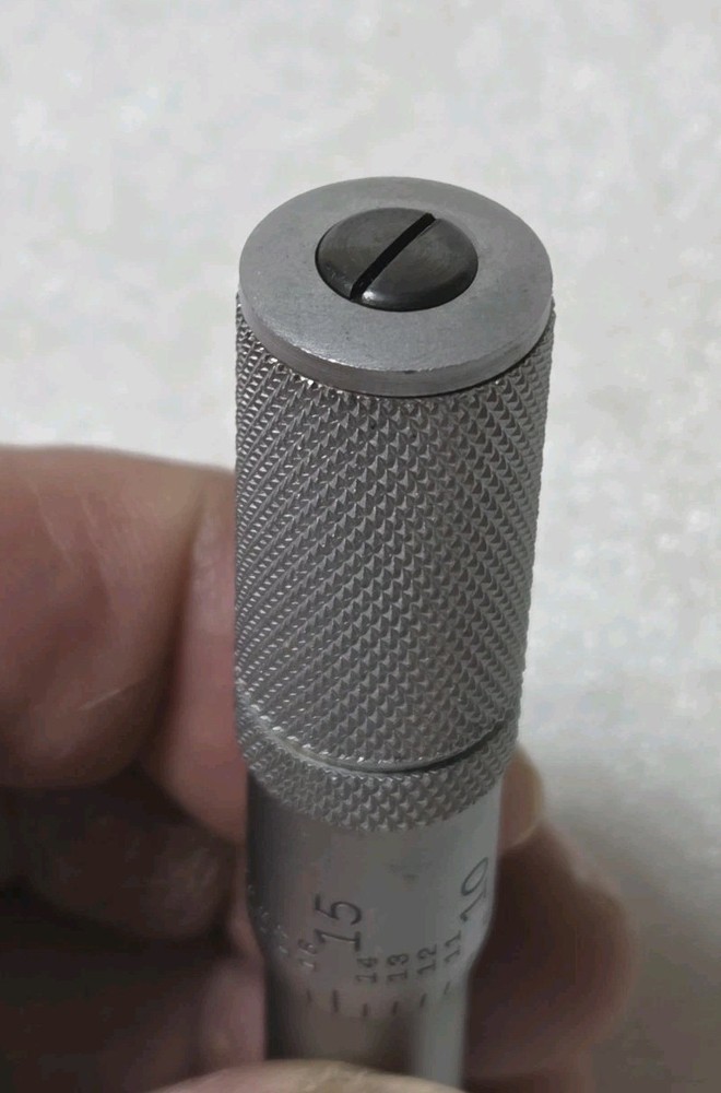 Starrett 263 Micrometer Head, 0- 1" Range, 0.0010 Grad, Flat Spindle Face NICE