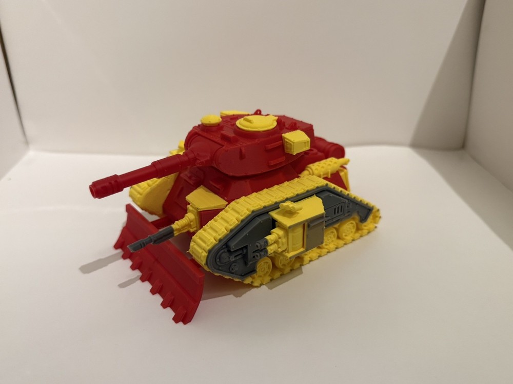 Grimdark Battle Tank – 3D Printed Model – Tabletop Wargaming