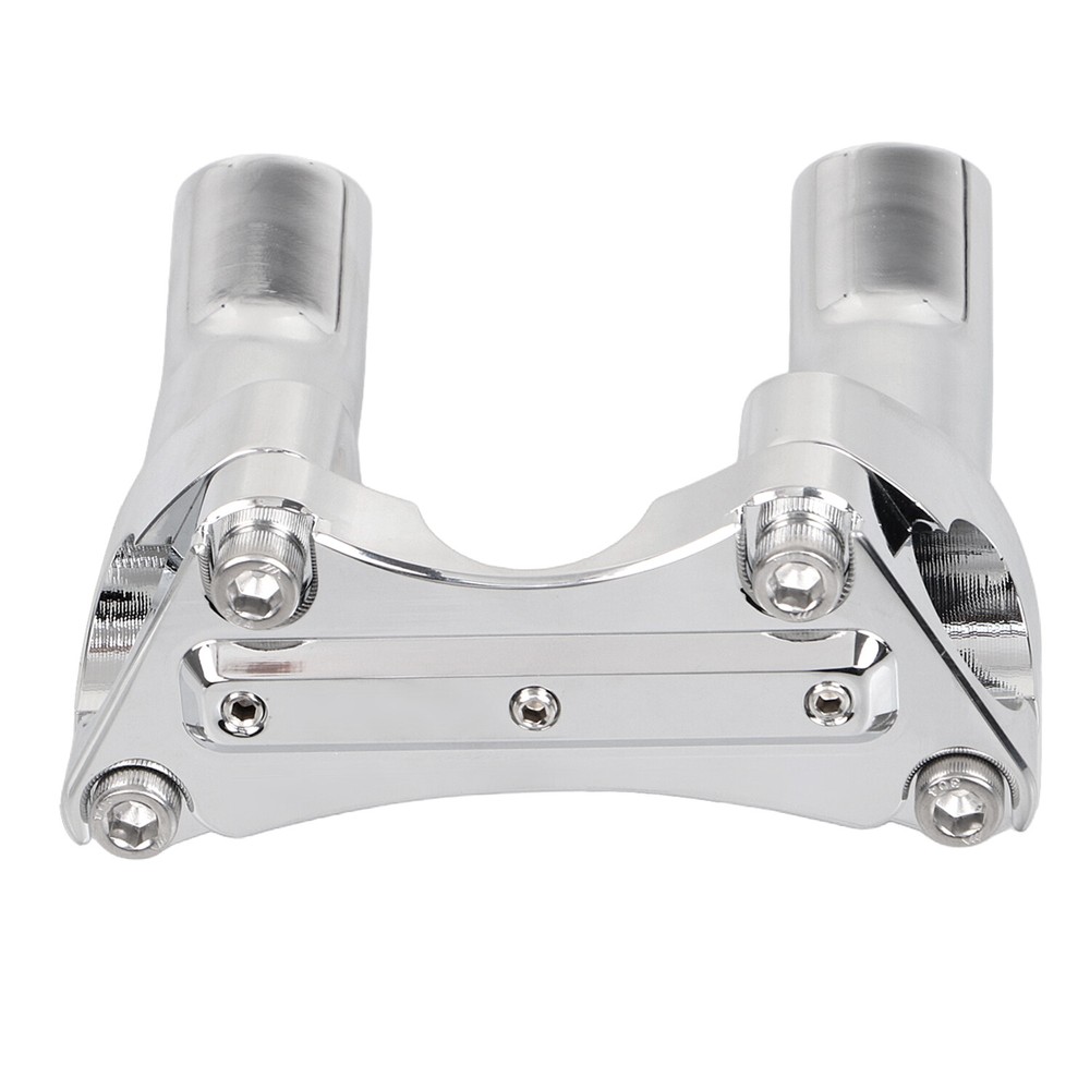 Chrome 3.5" Pullback Handlebar Riser Top Clamp For Harley Dyna Low Rider V-Rod