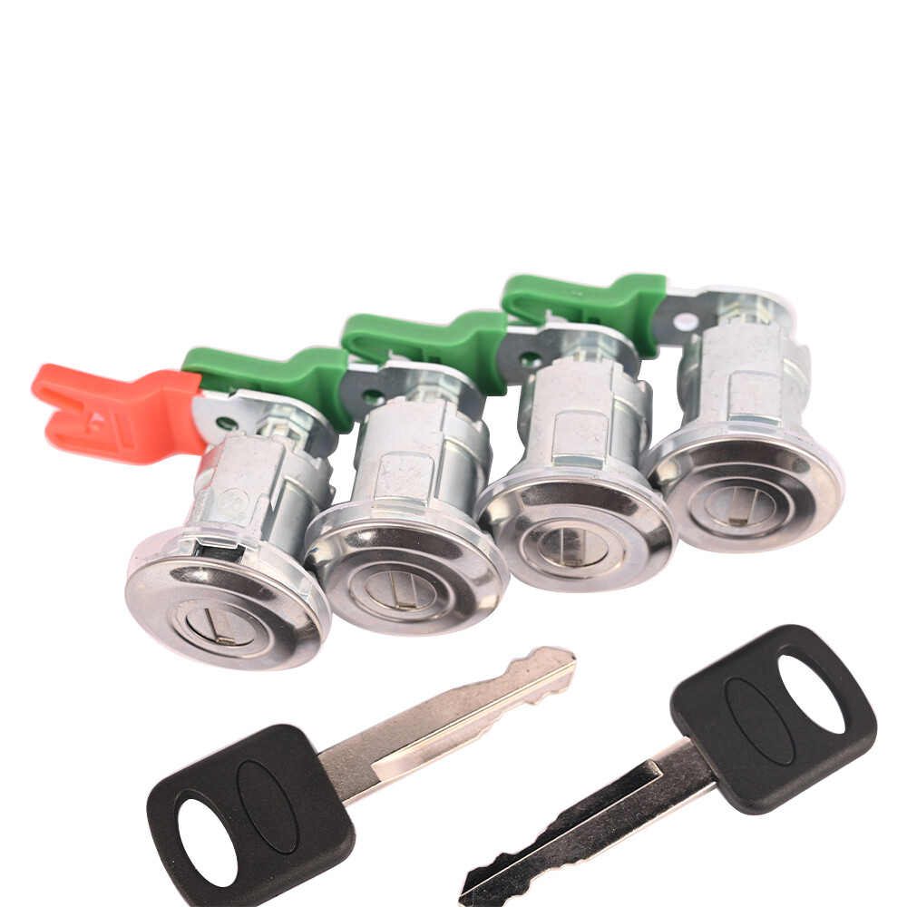 4 X Door Lock Cylinder With Clips For Ford Econoline Van E150 E250 E350 SAME KEY