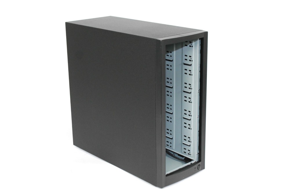 DupliM External 9-Bay Duplicator Case Enclosure Tower for DVD CD Blu-ray HDD USB