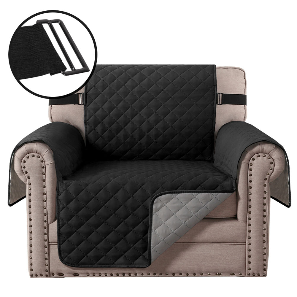 1/2/3Seater Recliner Chair Covers Couch Slipcover Armchair Lounge Sofa Protector