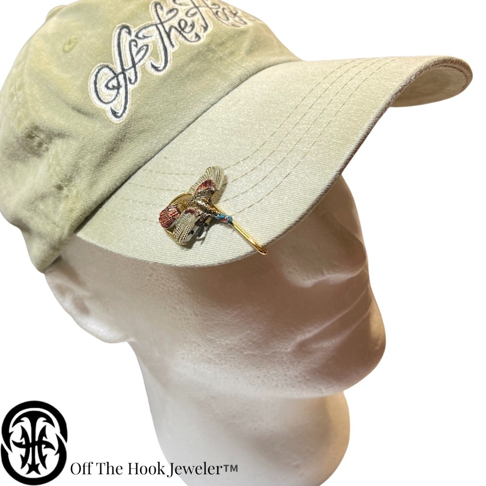 Turkey Hookit© #2 -Turkey Hat Pin - Turkey Hat Hook - Turkey Brim Clip