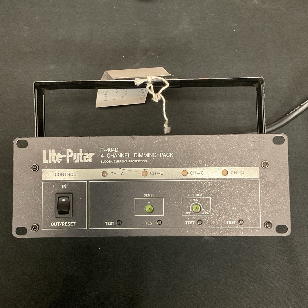 Lite Puter P-404D 4 Channel Dimming Pack Serial 970324071