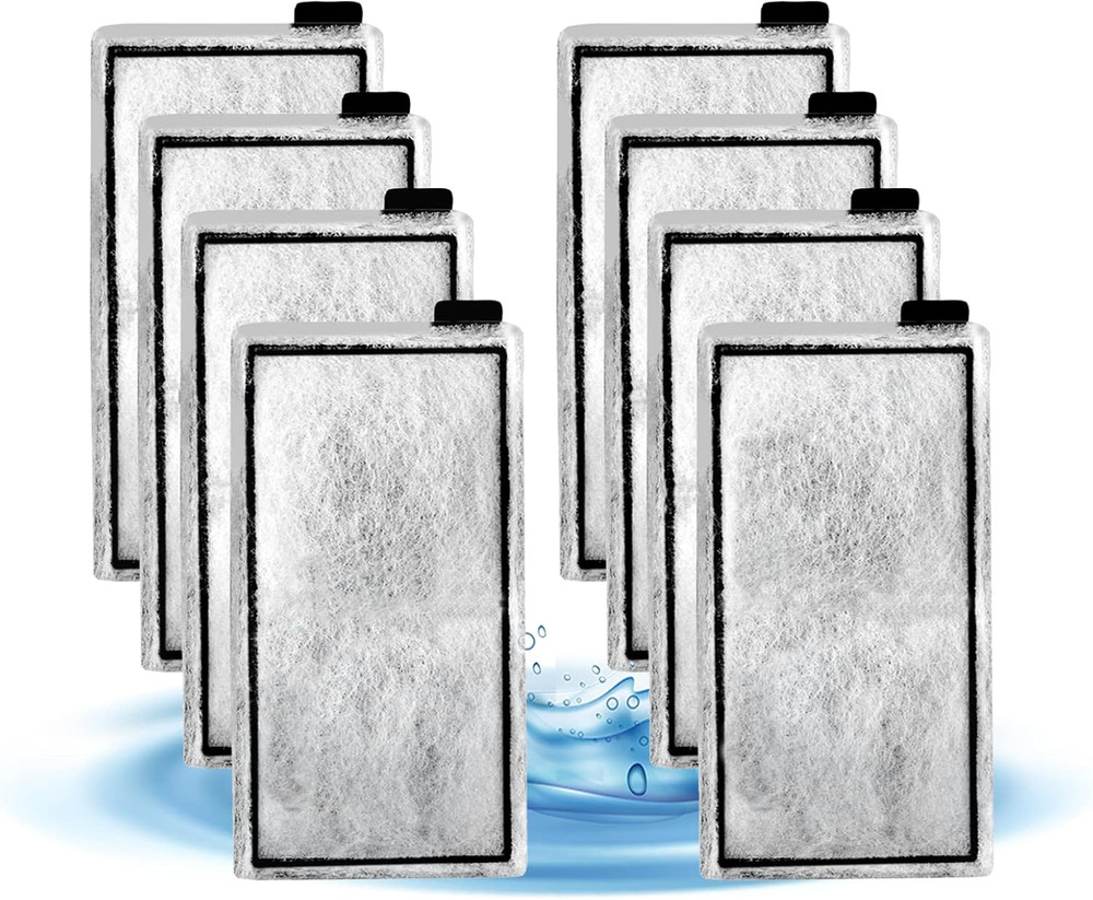 8-Pack Replacement Filter Cartridges for CFP300 Internal Aquarium Filter 5-12G