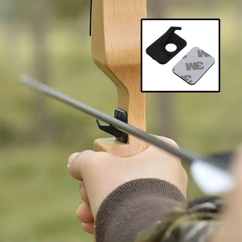 Plastic Arrow Rest for Recurve Bow - Adhesive Back Right/Left Hand