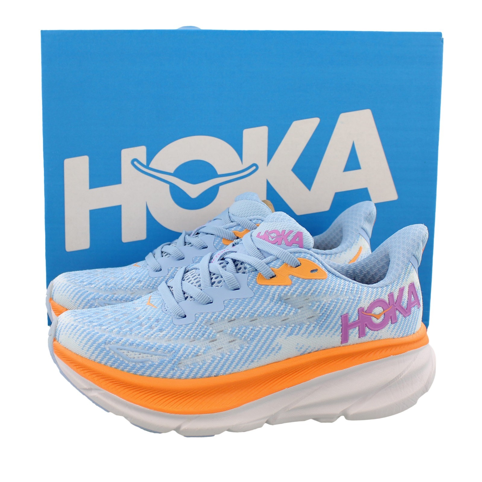 Hoka Clifton 9 Women's Men's Running Shoes, Athletic Sneakers Sizes 8.5 - 12.5
