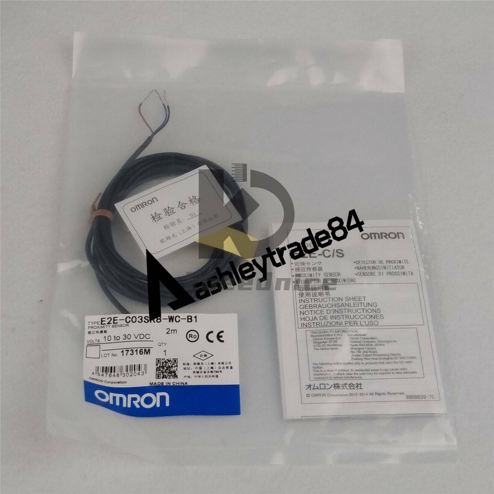 New OMRON PROXIMITY SWITCH E2E-C03SR8-WC-B1