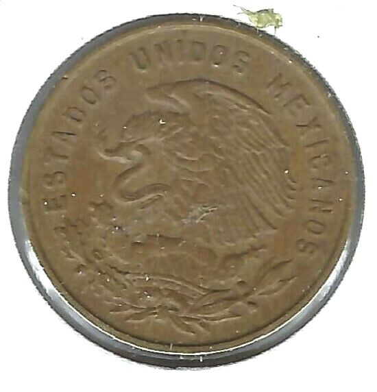1958 Mexico Circulated Five Centavo Coin
