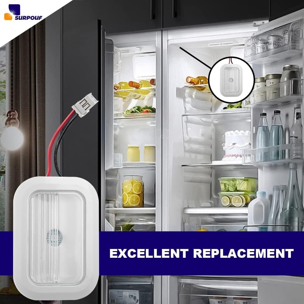 Refrigerator LED Light Module Assembly for Fridge 2 Pcs