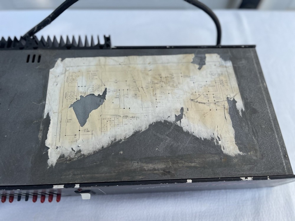 Vintage Traynor Beta 150EQ Solid-State Power Amplifier Equalizer Black