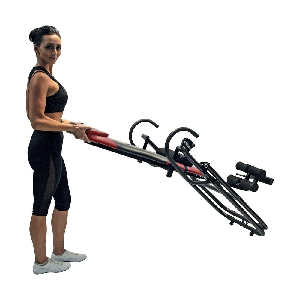 Body Vision IT9825 Premium Inversion Table with Removable Head Pillow & Lumba...