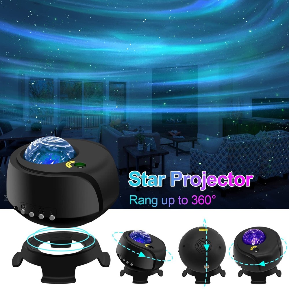 The Largest Coverage Area Galaxy Lights Projector, Star Projector, with Chang...