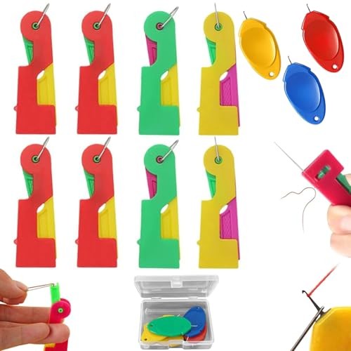 Automatic Needle Threader, 11 Pcs Sewing Needle Threaders Automatic Needle