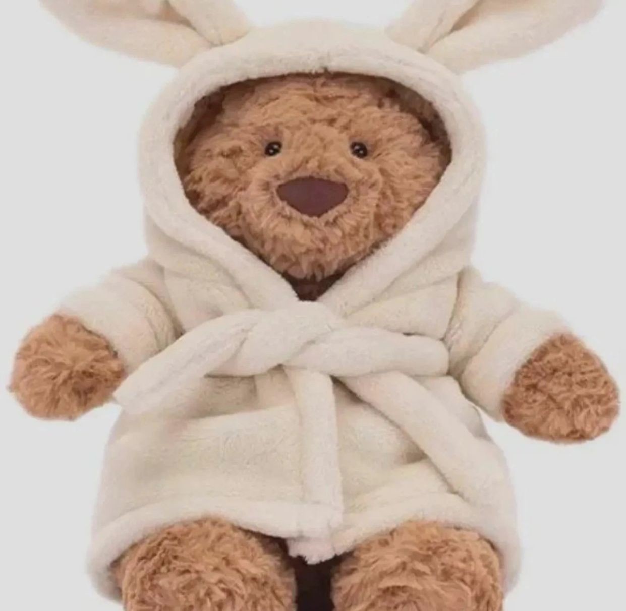 Jellycat Bathrobe Bartholomew Bear Plush NWT | Cute Birthday Gift Toy with Dust