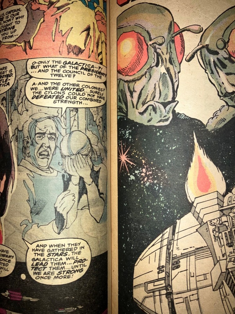 Battlestar Galactica #8 Large Comic (1978) - A Marvel Super Special by Stan Lee