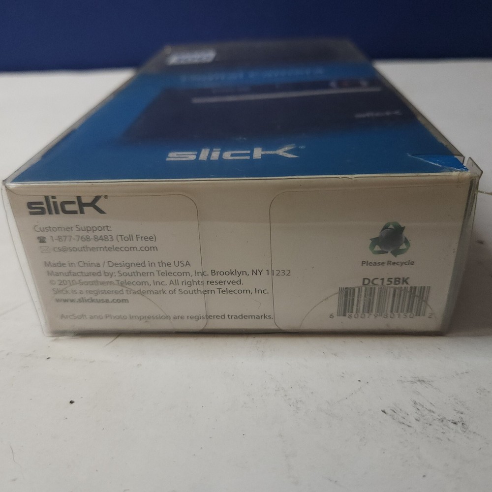 Slick DC15BK Digital Camera Webcam w/ ArcSoft Photo Editing Software New