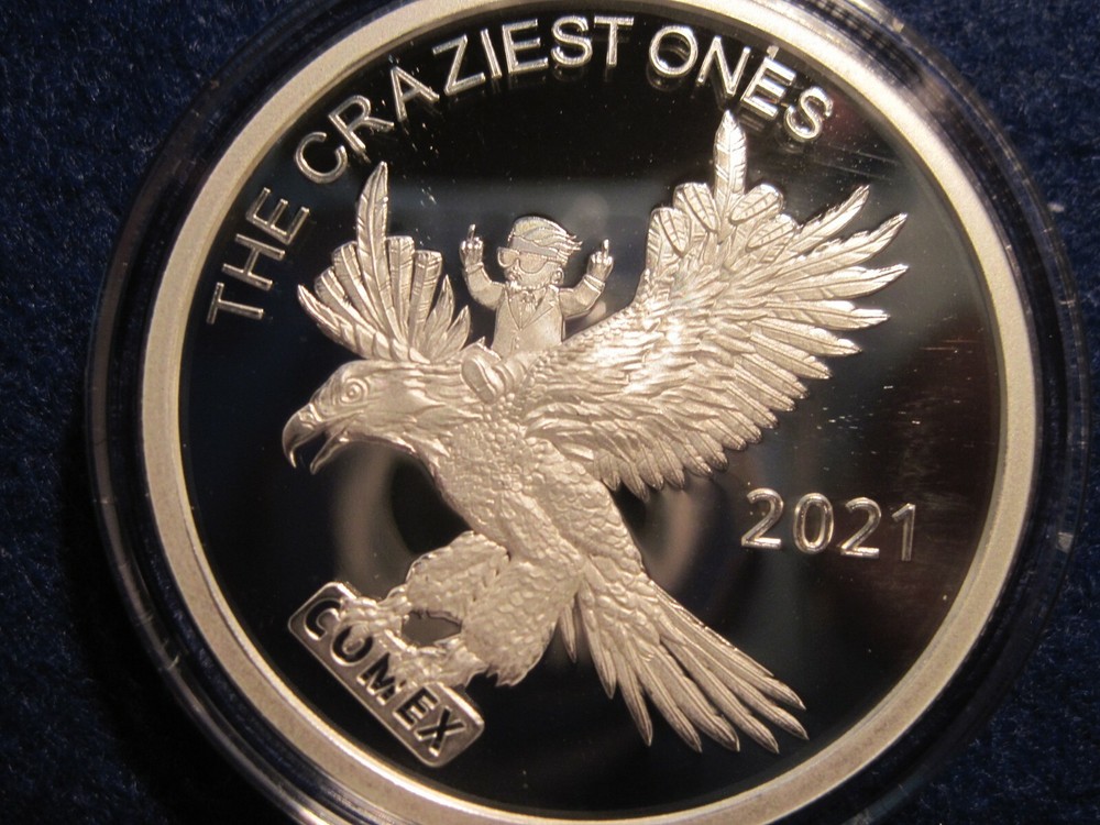 2021 THE CRAZIEST ONES PROOF SILVER SHIELD