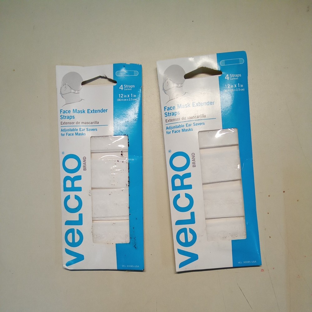 Velcro Face Mask Extender Straps 2  (4 Pack)