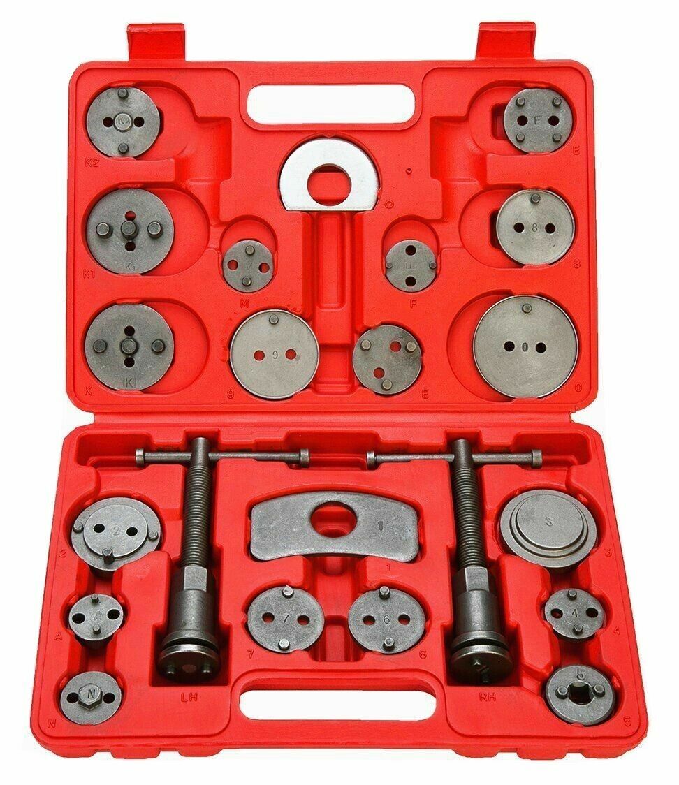 22pcs Heavy Duty Disc Brake Caliper Tool Set and Wind Back Kit