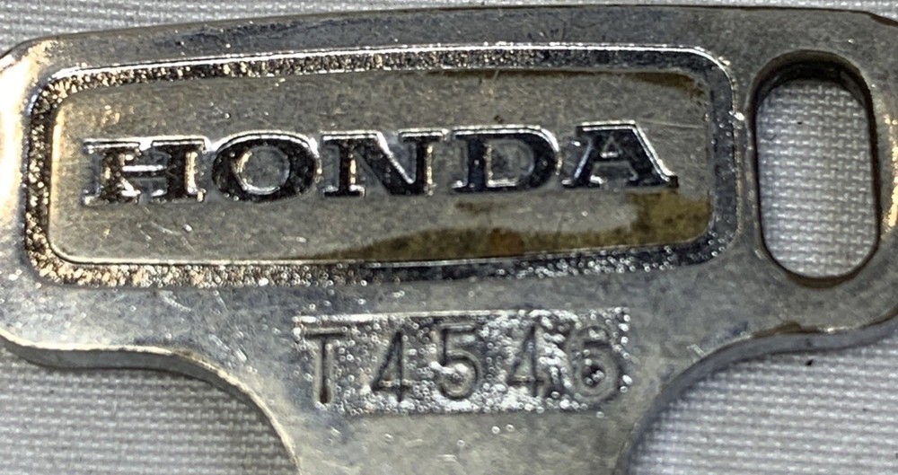 Honda Motorcycle Vintage Key