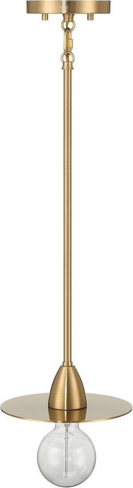 Daisy - Mini Modern Exposed Bulb Metal Ceiling Light, Brushed Gold