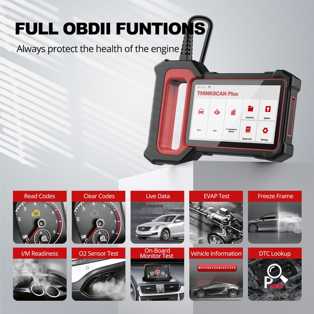 Thinkcar S7 Automotive Full OBD2 Scanner Car System Diagnostic Scan Tool CANFD