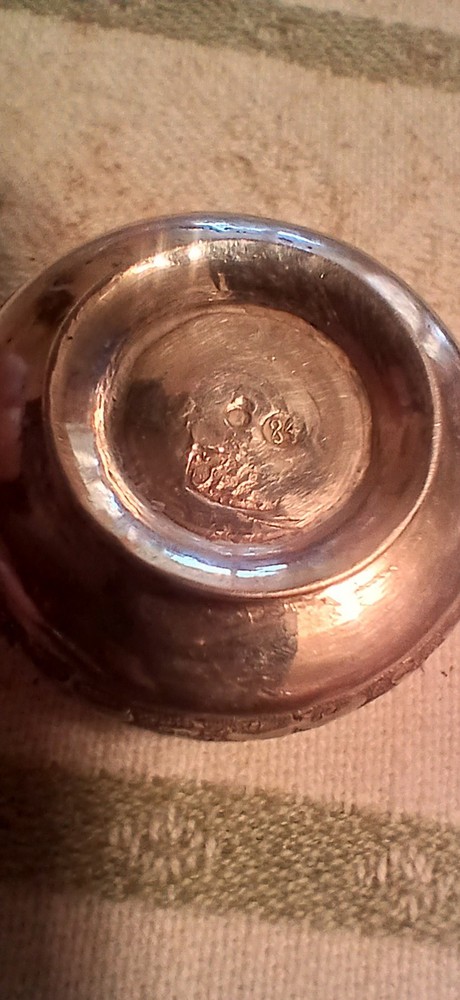 Vintage Russian Silver Salt And Pepper Set