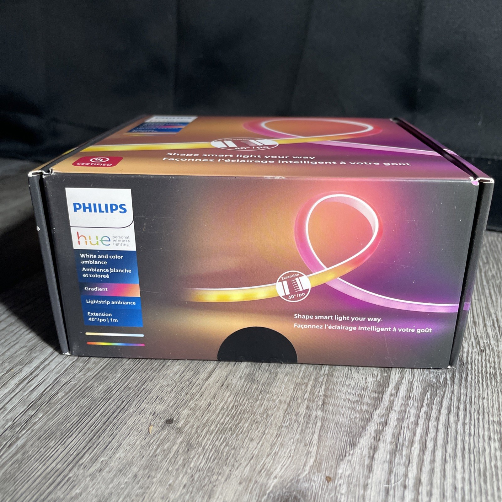 Philips Hue White & Color Ambiance Gradient Lightstrip Extension 40"- New