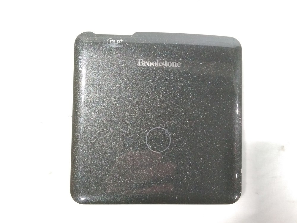 Brookstone 801143 DLP Mini Projector w/ Tripod & Power Adapter