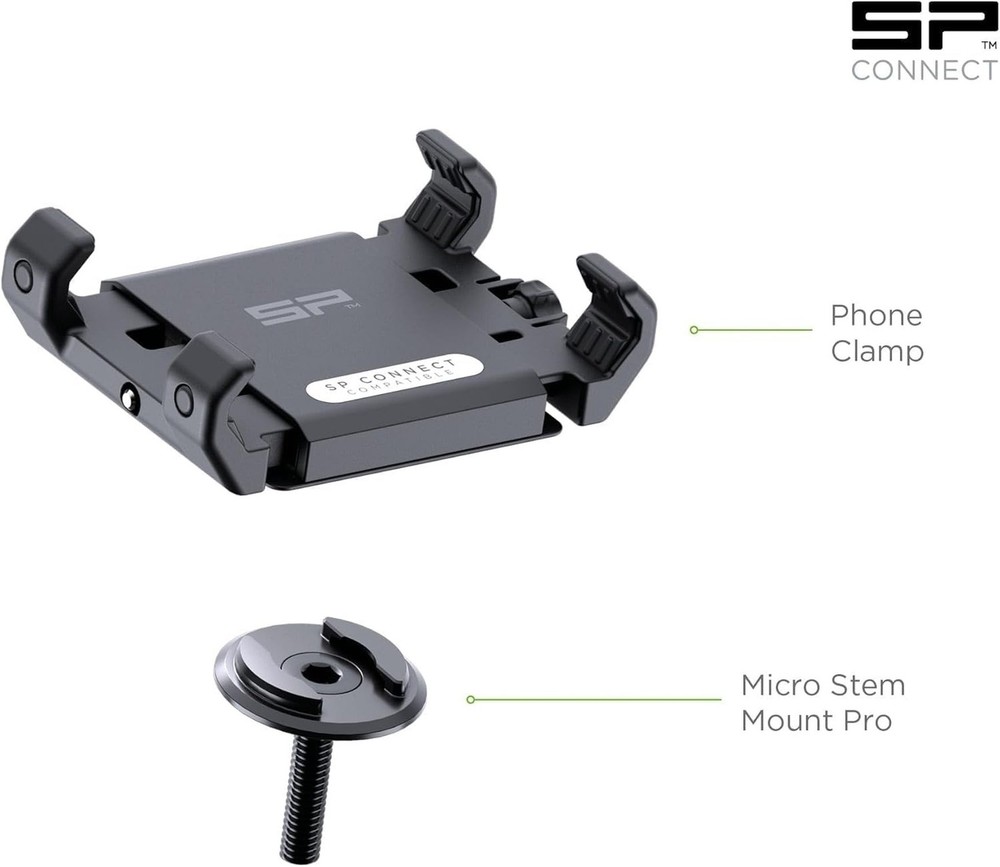 SP CONNECT Micro Stem Mount Pro Clamp | SPC+ | Premium Mobile Phone Holder fo...