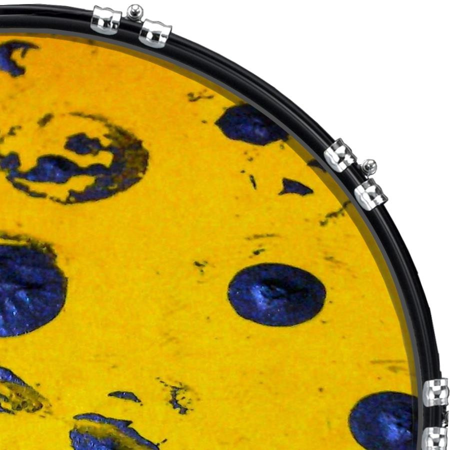 20" Custom Bass Kick Drum Front Head Graphic Graphical Textures 11